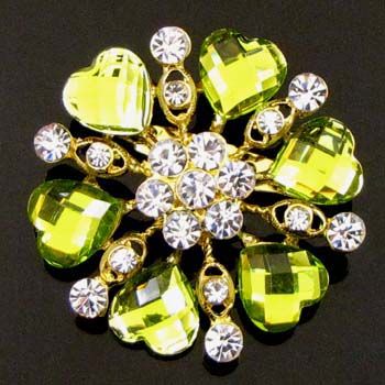   Item  1 pc Austrian rhinestone crystal flower brooch pin