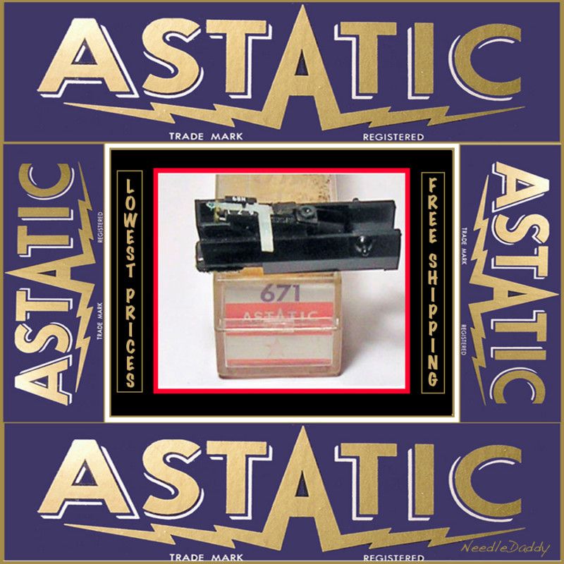 Record Player Cartridge Astatic 671  8868 88653  