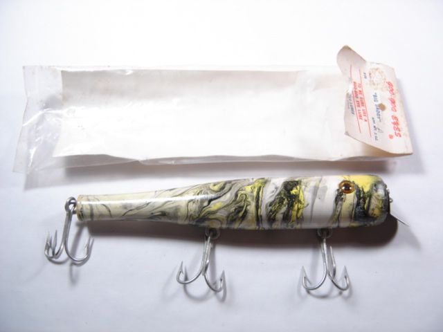   GOO GOO EYES SALTWATER STRIPER SURF PLUG WOOD FISHING LURE  