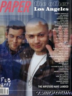 GOOD CHARLOTTE joel benji madden PAPER february 2007  