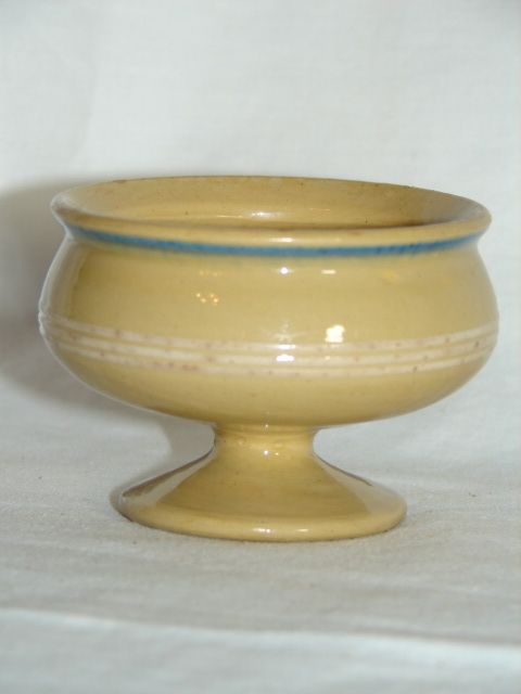 Rare Yelloware Mocha MASTER SALT Dip Cellar  