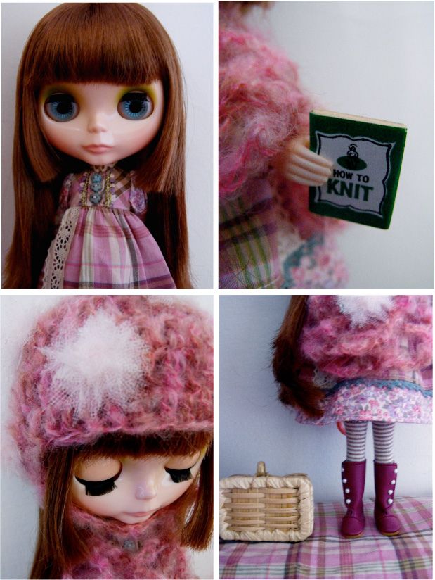 Crafty Girlcollaboration Blythe doll by Eurotrash & Bambina Carabina 