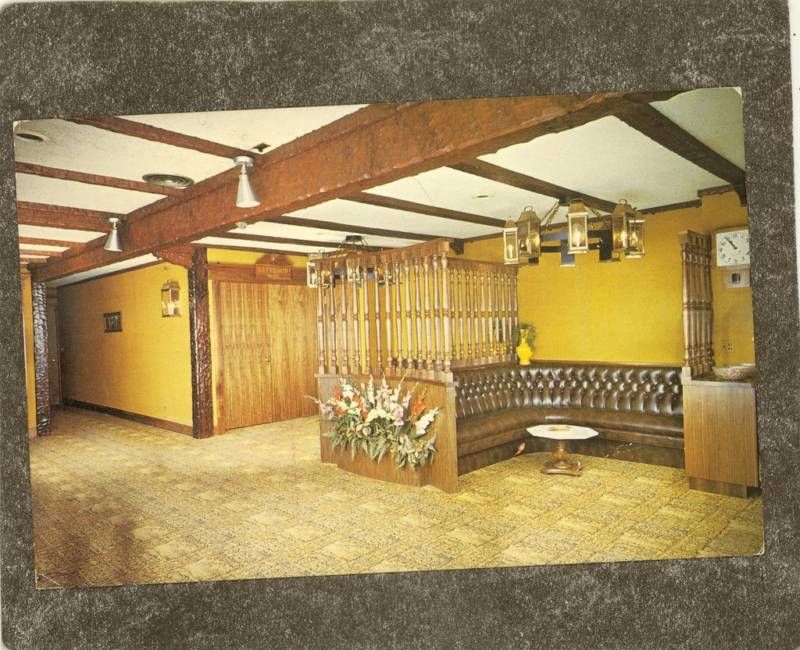 CLIFTON NJ RESTAURANT ROBIN HOOD INN NEW JERS Postcard  