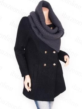  Fabulous Double Beasted Neck Warmer Lined Coat Jacket 