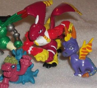 Bandai Lot of 15 Mini Figures 1997 2001 Takahashi Others Digimon Yu Gi 