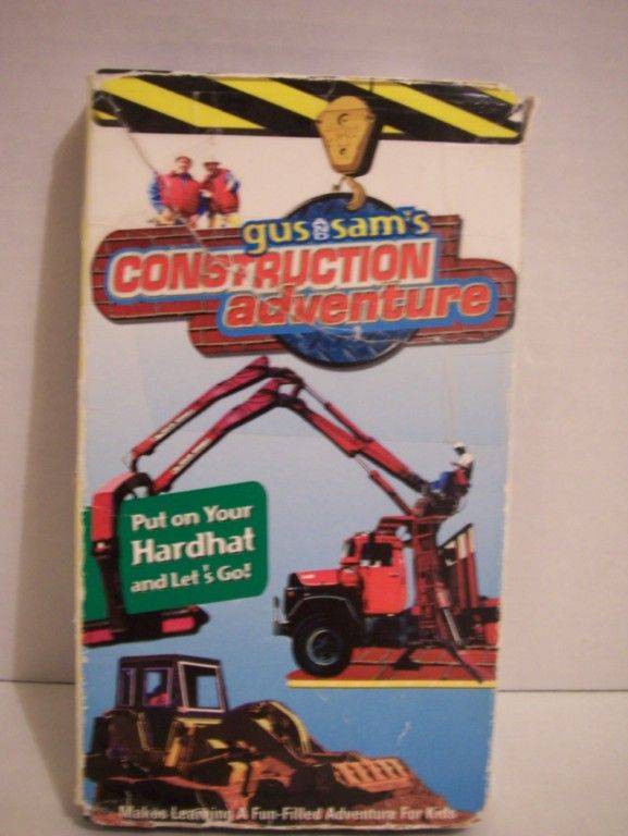 GUS & SAMS CONSTRUCTION ADVENTURE VHS TAPE 018713063007  