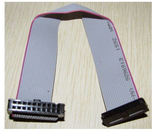5x 20pin IDC Flat Ribbon Cable wire for ISP JTAG ARM Z  