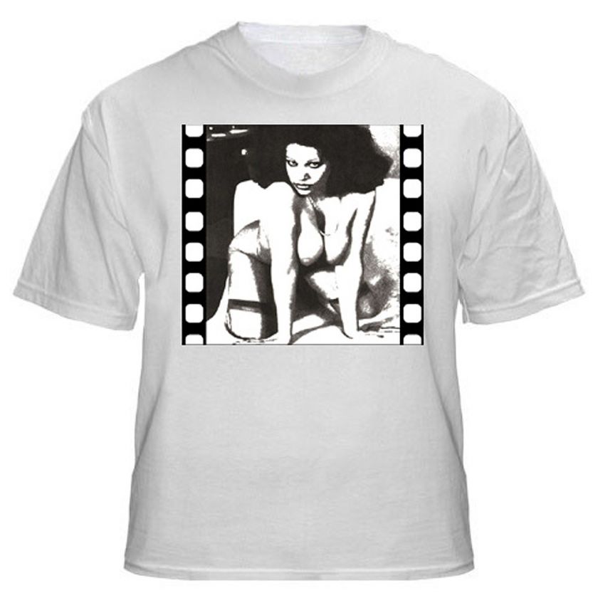 VANESSA DEL RIO   charcoal art t shirt S   XXL  