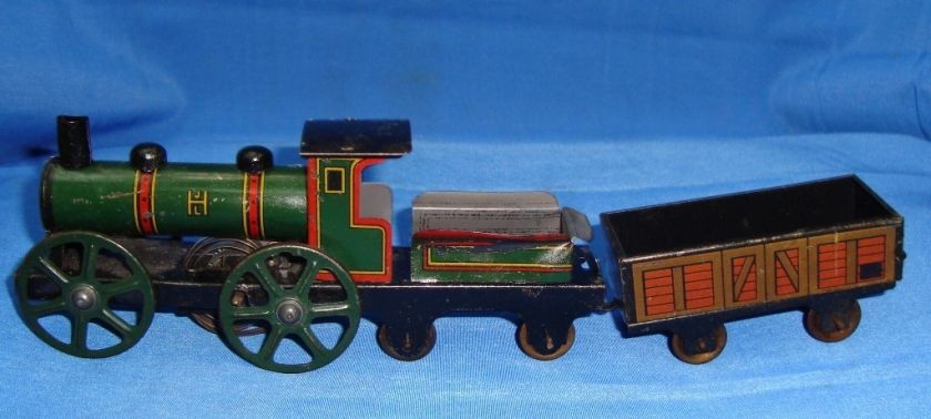 Old Vintage Winding JLH Train from Germany 1930 Rare  