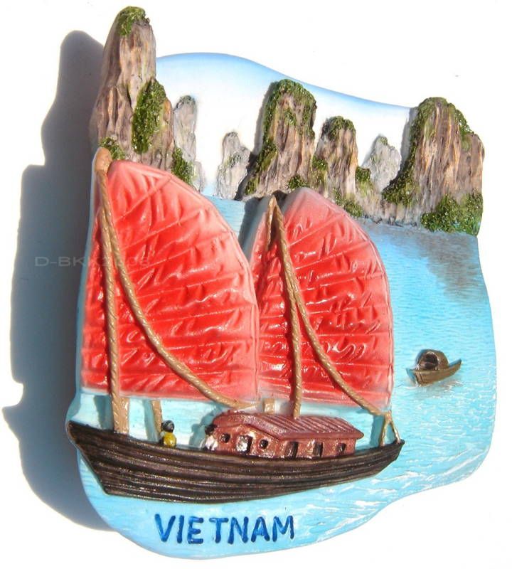 Halong Bay,Hanoi,VIETNAM,Resin 3D Fridge Magnet  