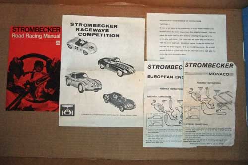 Strombecker Eurpoean Enduro Racing Set sold by  1/32 scale 1966 