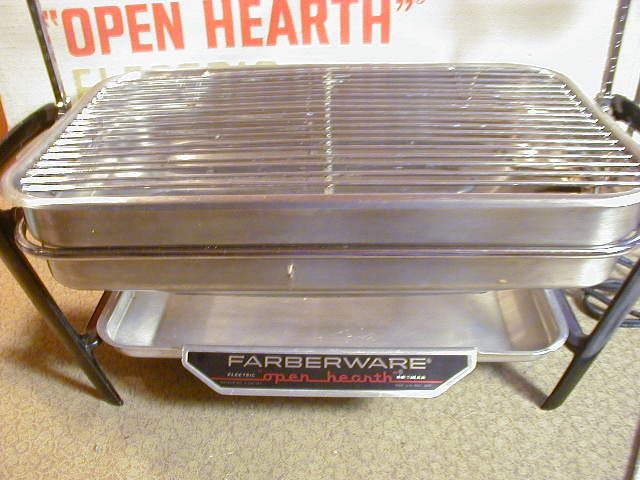 Farberware Electric Open Hearth Indoor Broiler Rotisserie Grill 455 A 