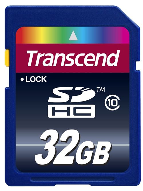 Transcend 32 GB Class 10 SD SDHC Memory Card   5 Pack  