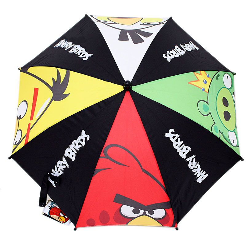 Rovio ANGRY BIRDS Red Bird Authentic Licensed UMBRELLA Rain Gear NEW 