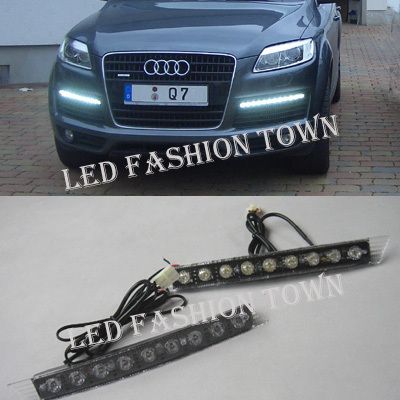 Audi A6 Q7 Style LED Daytime Running Light DRL Lamps  