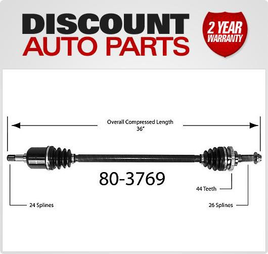   EMPI Axle Assembly RH Right Side Hand Mazda MX 3 93 92 Parts  