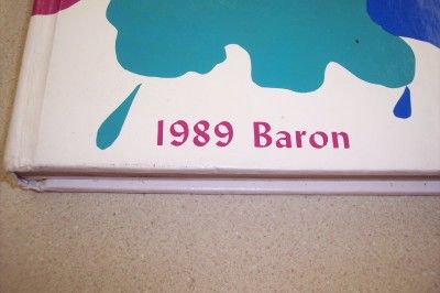 ST PETERSBURG CATHOLIC HIGH SCHOOL YEARBOOK 1989 BARON  