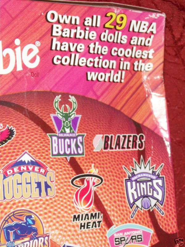 BASKETBALL BARBIE DOLL NBA BLAZERS #20720  