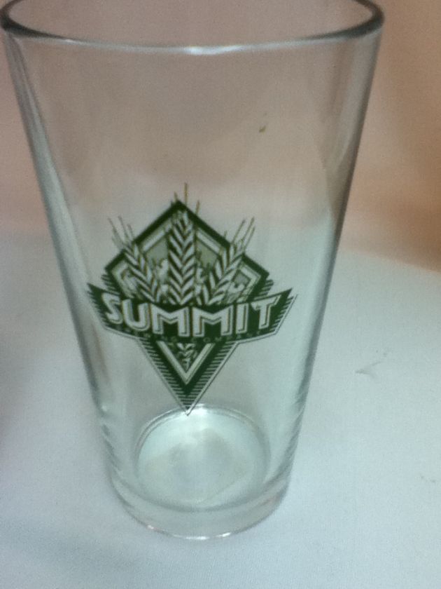 SUMMIT BEER GLASS BREWERY LOGO MICRO BREW PINT BAR TAVERN PUB LOGO 