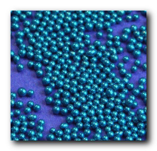 Aqua Blue   Micro Glass Beads   1 MM   2 oz   Sealed  