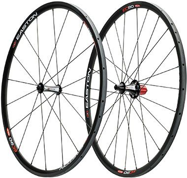 2011 EASTON EC90 SLX SHIMANO 24MM CARBON RIM TUBULAR WHEELSET SHIMANO 