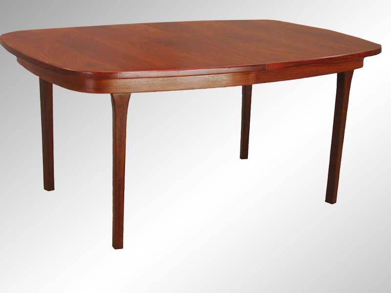 DANISH MODERN BRAZILIAN ROSEWOOD DINING TABLE RESTORED  