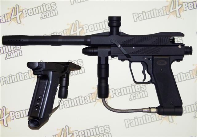 PAINTBALL GUN WITH EYES, ELECTRIC TRIGGER (BLACK)  