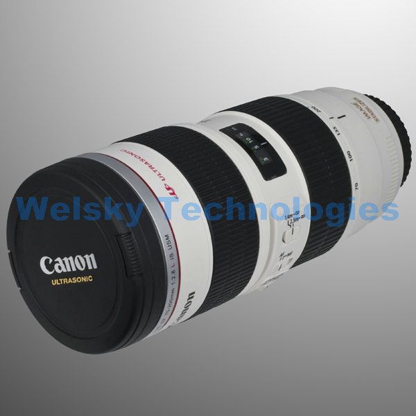 Canon Lens Cup 11 Simulation to EF 70 200mm f/4 Stainless Coffee Mug 