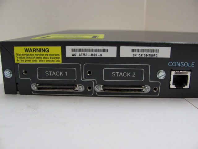 Used Cisco Switch Catalyst WS C3750 48TS S