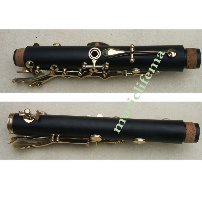 new black clarinet Bb NICE ebonite lacquer Parts tone  