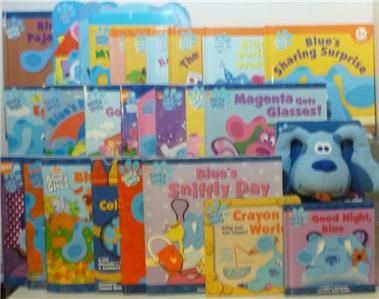 Lot of 27 BLUES CLUES Books Readers Storybooks Boardbooks 