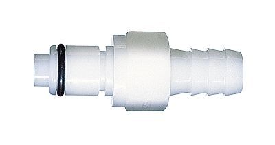 Colder PMCD2204 1/4 Hose Barb Valved In Line Coupling  