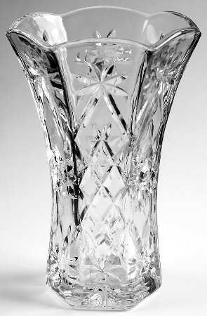 Anchor Hocking PRESCUT CLEAR Flower Vase 6272  