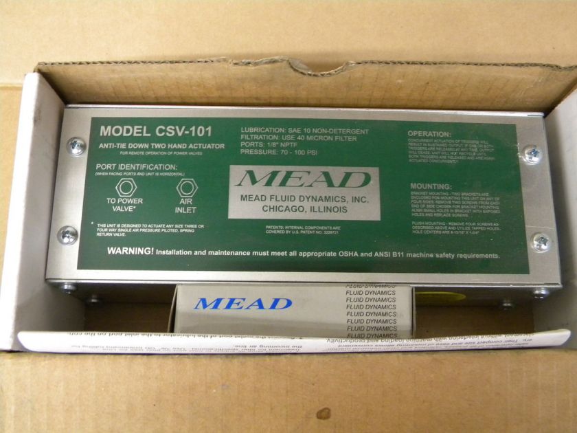 MEAD CSV 101 CONTROL UNIT NIB CSV101  