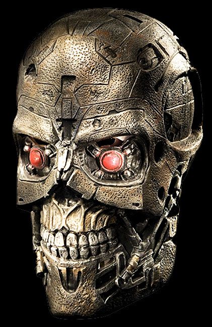 T600 Terminator Cyborg Killer Halloween Costume Mask  