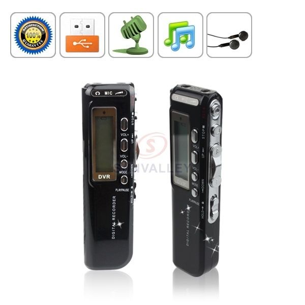 New PRO 8GB USB Digital Activated Voice Recorder  player Dictaphone 