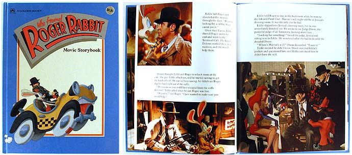 Who Framed Rodger Rabbit Movie Storybook Hardback