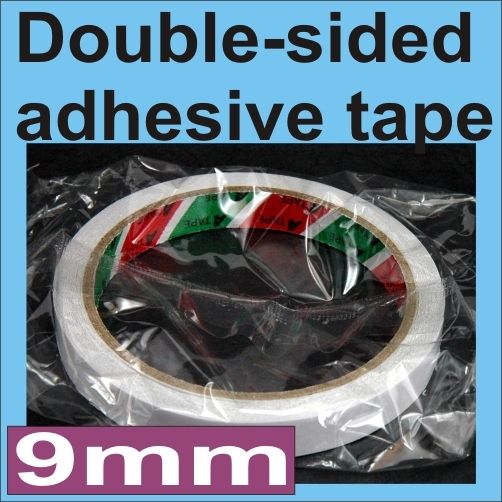 2pcs 9mm Double sided adhesive Tape Stationery 0.9cm  