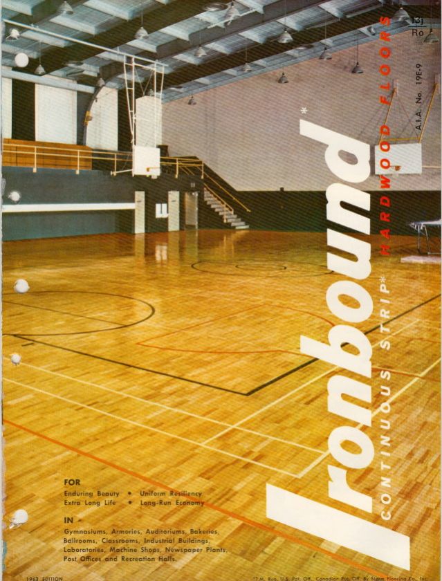 Robbins Gym Flooring Asbestos Mastic Underlayment 1963  