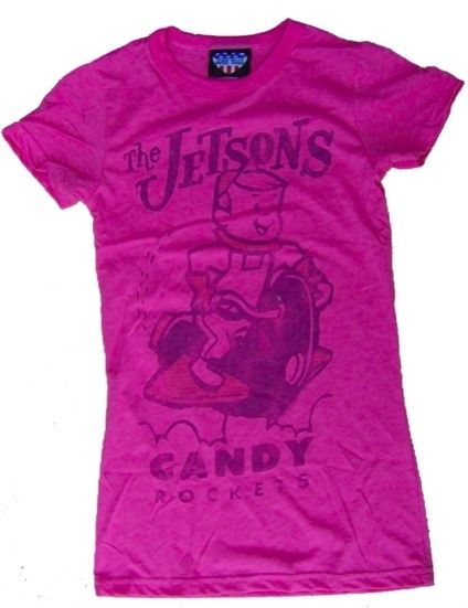   this new Authentic Junk Food The Jetsons Candy Rockets Ladies T Shirt
