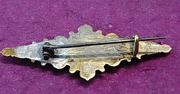 TU18 * BEAUTIFUL ART NOUVEAU BROOCH JEWELRY ANTIQUE GERMAN  