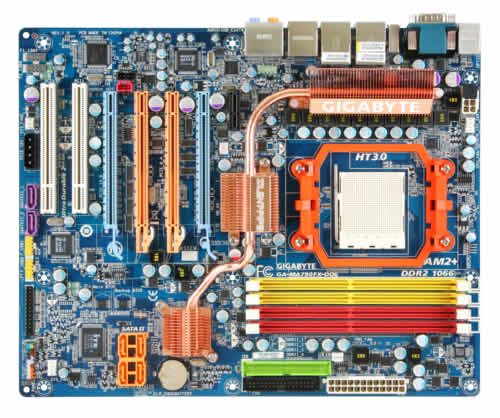 GIGABYTE GA MA790FX DQ6 AM3 AM2+ AMD 790FX ATX Ultra Durable II AMD 