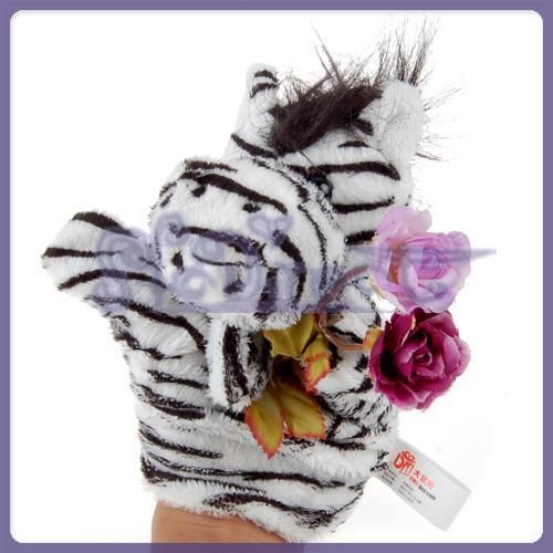 Inch Hand PUPPET/Childs IMAGINATION/TOY White ZEBRA  