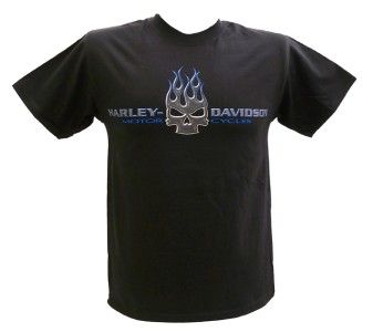 Harley Davidson Las Vegas Dealer Tee T Shirt Wilie G Skull BLACK MEDUM 
