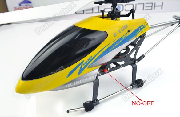 New 3.5CH RC Z100 GYRO LED Helicopter Toy 110V~240V US Plug Fashion 