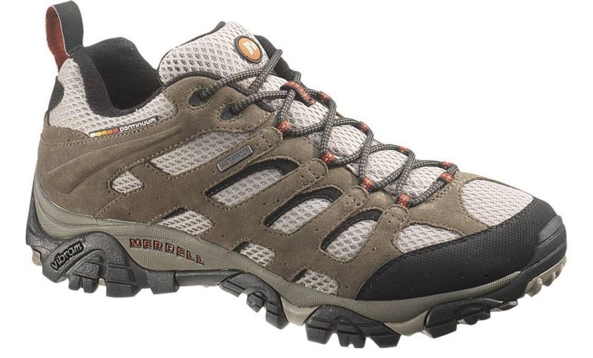 NEW MERRELL MOAB MENS WATERPROOF HIKING SHOES J88621 BOOTS BARK BROWN