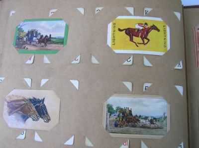   Vintage Collection of 141 Trading Playing Cards 16 page Album  