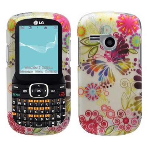 LG SABER UN200 LG501C LG200 RUBBERIZED COATING HARD CASE COLOR 