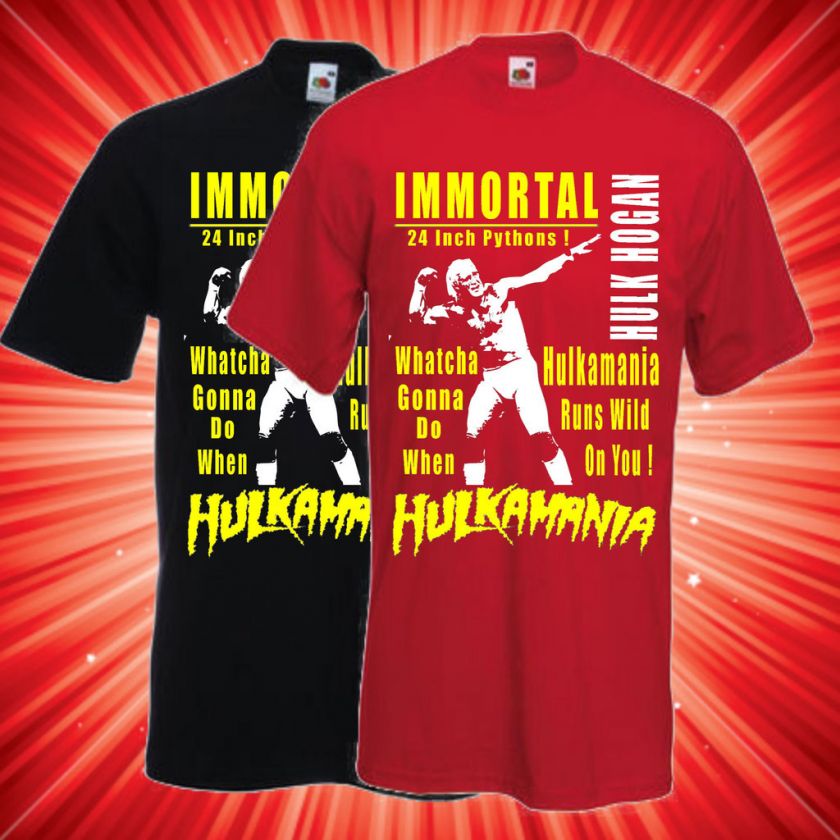 Hulk Hogan Wrestling T Shirt WWE TNA  