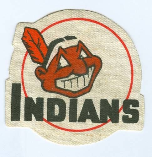 1955 Cleveland Indians Post Cereal Major League Patch  